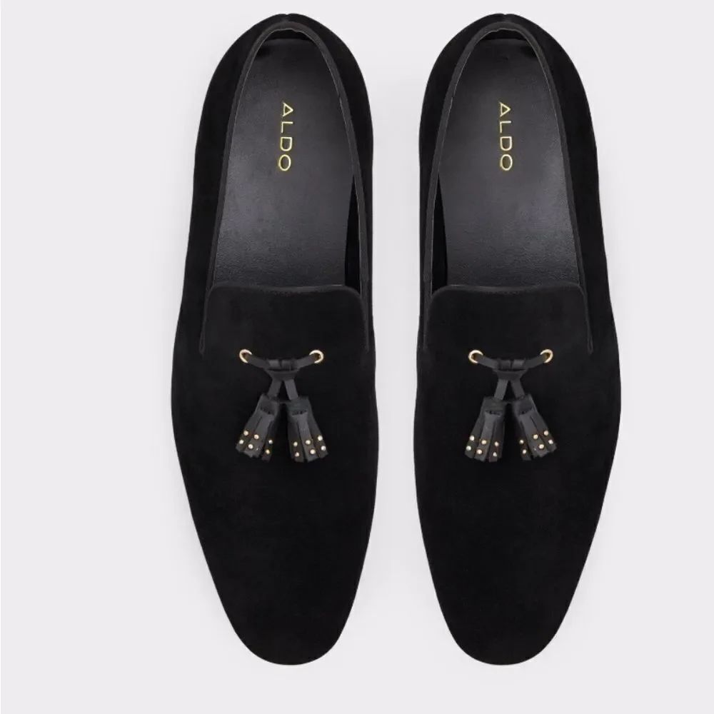 BRAND NEW ALDO SUEDE TASSEL ORNAMENT MEN'S LOAFER